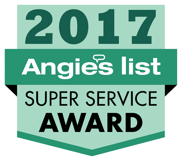 Angie's List 2017 Super Service Award badge
