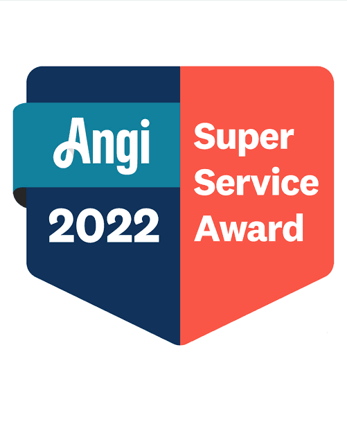 Angi Super Service Award 2022 badge