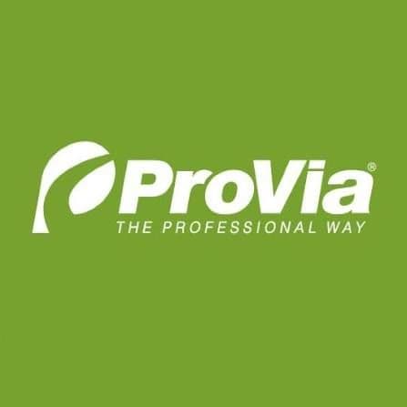 ProVia company logo with tagline The Professional Way on green background